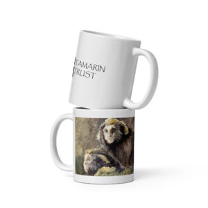Mug with Buffy Tufted Ear Marmoset painting